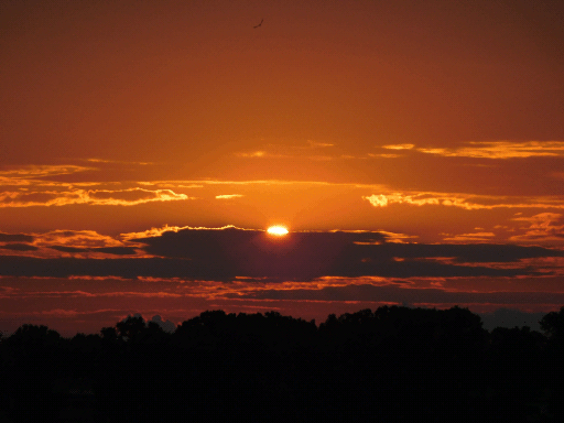 burnt orange sunset